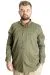 Big Size Mens Shirt with pocket Oxford 20366 Khaki