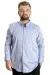 Big Size Mens Shirt with pocket Oxford 20366 Blue