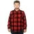 Big-Tall Men Lumberjack Shirt With Double Pocket 20391 Black