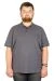Big-Tall Men Classical Polo T-Shirt With Pocket  20413 Smoke