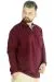 Erkek Sweat Polo Cepli Selanik Basic 20441 Bordo BORDO