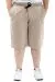 Big Size Mens Capri Straight Basic 20500 Grey