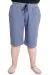 Big Size Mens Capri Straight Basic 20500 Blue
