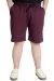 Big Size Mens Capri Yandan Cep MULINE 20501 Plum