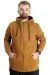 Big Size Mens Sweat Hood Cep Zippered Basic 20543 Camel