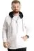 Big Size Mens Sweat Hood Cep Zippered Basic 20543 Ecru