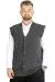 Big Tall Men Cardigan Sweater Thessaloniki Fabric 20545 Black