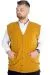 Big Tall Men Cardigan Sweater Thessaloniki Fabric 20545 Black