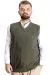 Big Size Mens Sweater Vanize Velvet substitute 20547 Khaki