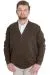 Big Size Mens Cardigan DOUBLE FACE 20551 Khaki