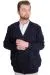 Big Size Mens Cardigan DOUBLE FACE 20551 Navy Blue