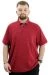 Big-Tall Men Polo T-Shirt With Pocket 20552 Burgundy