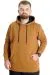 Big Size Sweat Hood Kangoroo Pocket Basic 20562 Camel