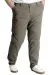 Big Size Mens Linen Trousers Side Pockets 20984 Milk Brown