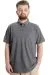 Battal Beden Erkek Tshirt Polo Yaka Cepli Klasik Pike 20552 Antramelanj ANTRASIT
