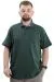 Battal Beden Erkek Tshirt Polo Yaka Cepli Klasik Pike 20552 Nefti NEFTI