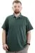 Battal Beden Erkek Tshirt Polo Yaka Nakışlı Klasik Pike 20553 Nefti NEFTI