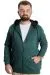 Büyük Beden Erkek Sweat Zippered Basic 20543 Nefti NEFTI