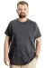 Büyük Beden Erkek T-Shirt Basic 20031 Antramelanj ANTRASIT