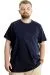 Büyük Beden Erkek T-Shirt Basic 20031 Lacivert LACIVERT