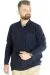 Erkek Sweat Polo Cepli Selanik Basic 20441 Lacivert LACIVERT