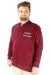Erkek Sweat Polo Selanik Embroidered 20442 Bordo BORDO
