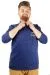 Erkek Sweat Polo Selanik Embroidered 20442 Indigo INDIGO