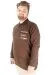 Erkek Sweat Polo Selanik The Lightgouse 20443 Kahverengi KAHVERENGI
