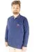Erkek Sweat Polo Selanik Young Rich 20444 Indigo INDIGO