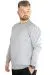 Erkek Sweatshirt Bisiklet Yaka Basic 20131 Grimelanj GRI