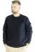 Erkek Sweatshirt Bisiklet Yaka Basic 20131 Lacivert  LACIVERT