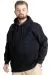 Erkek Sweatshirt Kapşon Pocket Basic 20562 Lacivert  LACIVERT