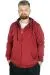 Erkek Sweatshirt Kapşonlu Zippered Basic 20543 Bordo BORDO
