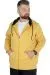 Erkek Sweatshirt Kapşonlu Zippered Basic 20543 Hardal HARDAL