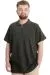 T-shirt Polo Elastic Zipper Collar 21029 Khaki