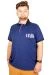 Big Size Men T-Shirt Polo Icon 21312 Indigo