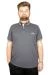 Big-Tall Men Classic Short Sleeve Polo T-Shirt 21320 Smoke