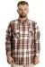 Big Size Mens Shirt with pocket lumberjack 21392 Brick
