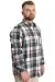 Big Size Mens Shirt lumberjack 21394 Navy Blue-Burgundy