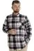 Big Tall Men Shirt Plaid Lumberjack 21394 Black-Gray