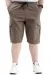 Big Size Mens Capri Cargo with pocket Beli Bağlamalı VALENCIA 21404 Toprak