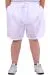 Big Size Mens Swimming Short WHITE LINE 21451 White