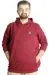 Big Tall Mens Sweat Hoodie 21500 Burgundy
