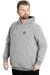 Big Tall Mens Sweat Hoodie 21500 Gray Melange