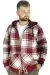 Big Tall Men s Lumberjack Sweat with Pocket 21574 Burgundy