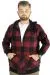 Big Tall Men s Lumberjack Sweat with Pocket 21574 Burgundy