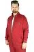 Büyük Beden Eşofman Üstü 2ip Choose Your Mode 21202 Bordo BORDO