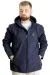 Büyük Beden Erkek Kapüşonlu Mont Waterproof Softshell 21235 Lacivert LACIVERT