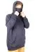 Büyük Beden Erkek Sweatshirt Arm Mask 21505 Lacivert LACIVERT