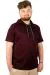 Büyük Beden Oversize Tshirt Kapşon Basic 21115 Mürdüm MURDUM